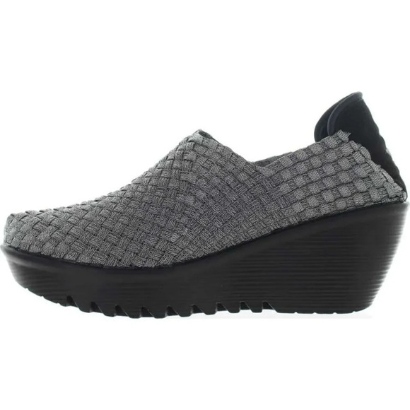 Bernie Mev Gem Wedge Greyish Blue Size 11 - Picture 1 of 10